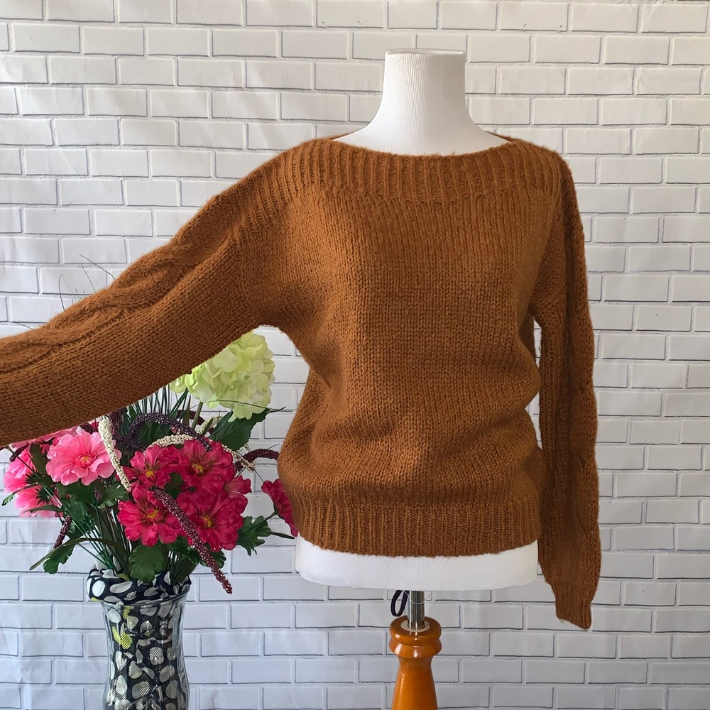 Madewell Cable-Sleeve Boatneck Sweater XXS - Picture 7 of 11